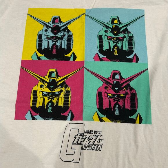 Fruit of the Loom MOBIL SUIT GUNDAM New White SS Graphic Tee Size XL - Picture 1 of 7